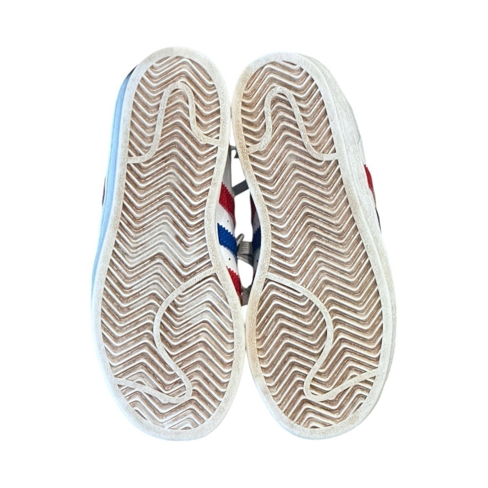 adidas Kids Superstar C Sneakers White/Blue/Scarlet FW5850 Youth 13K (Age 4-7) - Picture 6 of 8